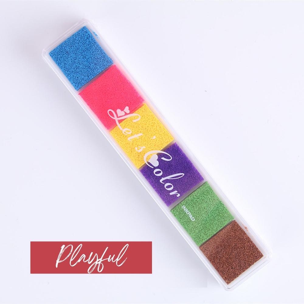 DIY Craft Stamp Ink Pad Set of 7