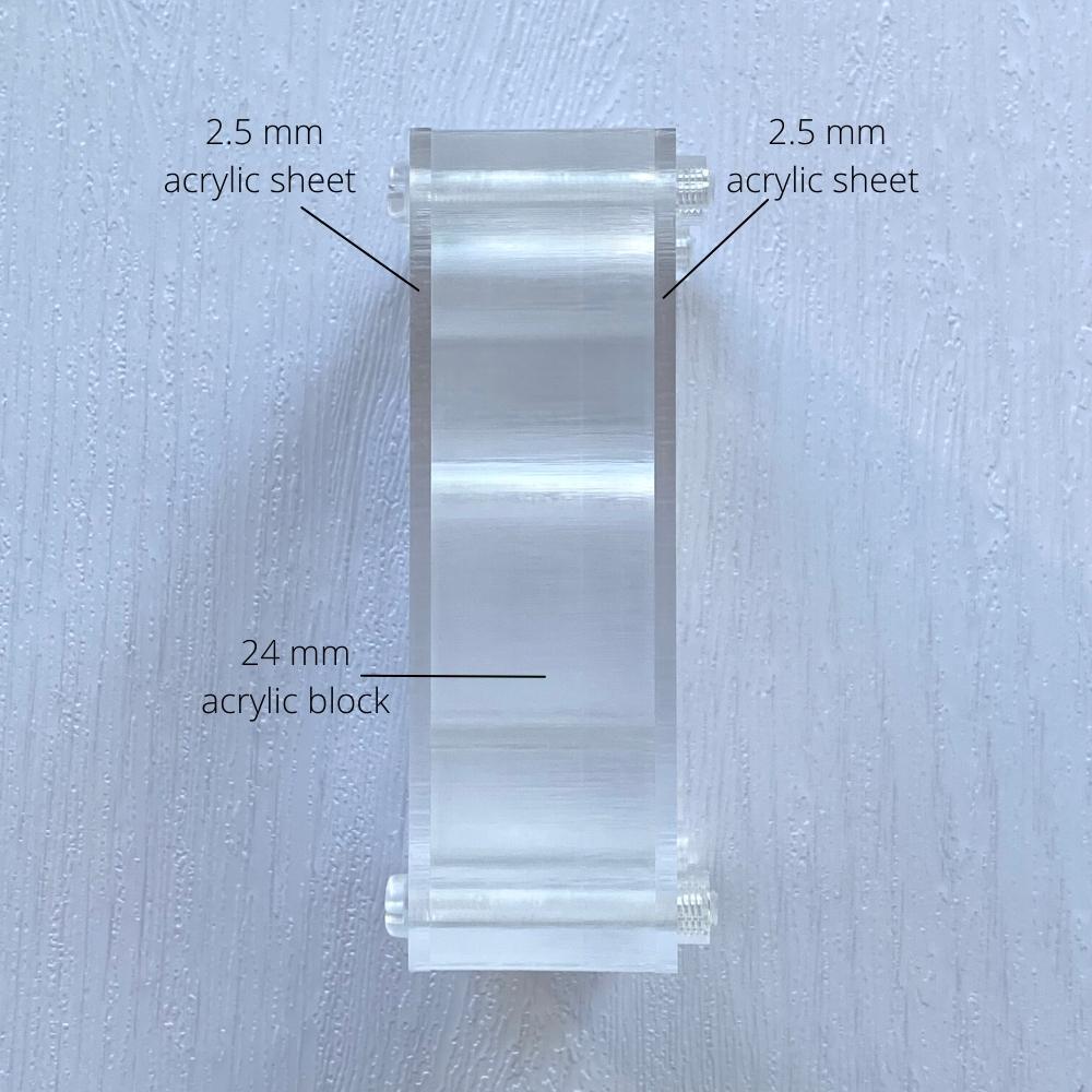 100% Bearbrick Clear Acrylic Display Case