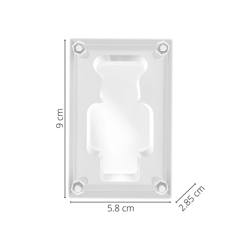 100% Bearbrick Clear Acrylic Display Case