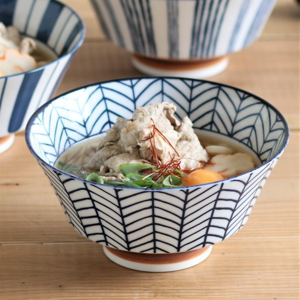 Minoru Pottery Suzu Yabane Japanese Porcelain Ramen Bowl