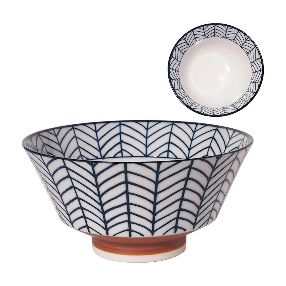 Minoru Pottery Suzu Yabane Japanese Porcelain Ramen Bowl