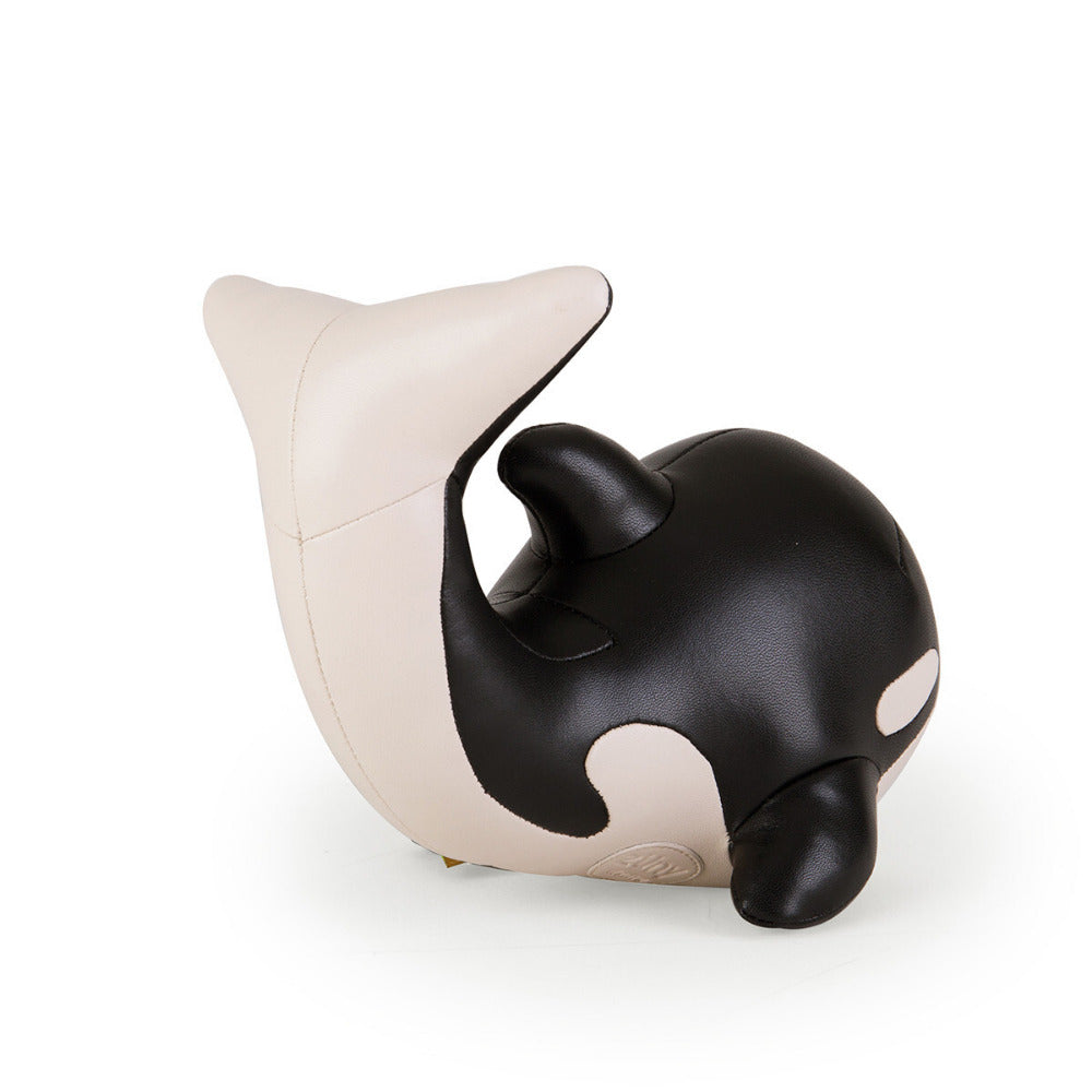 Zuny Bookend Whale Black