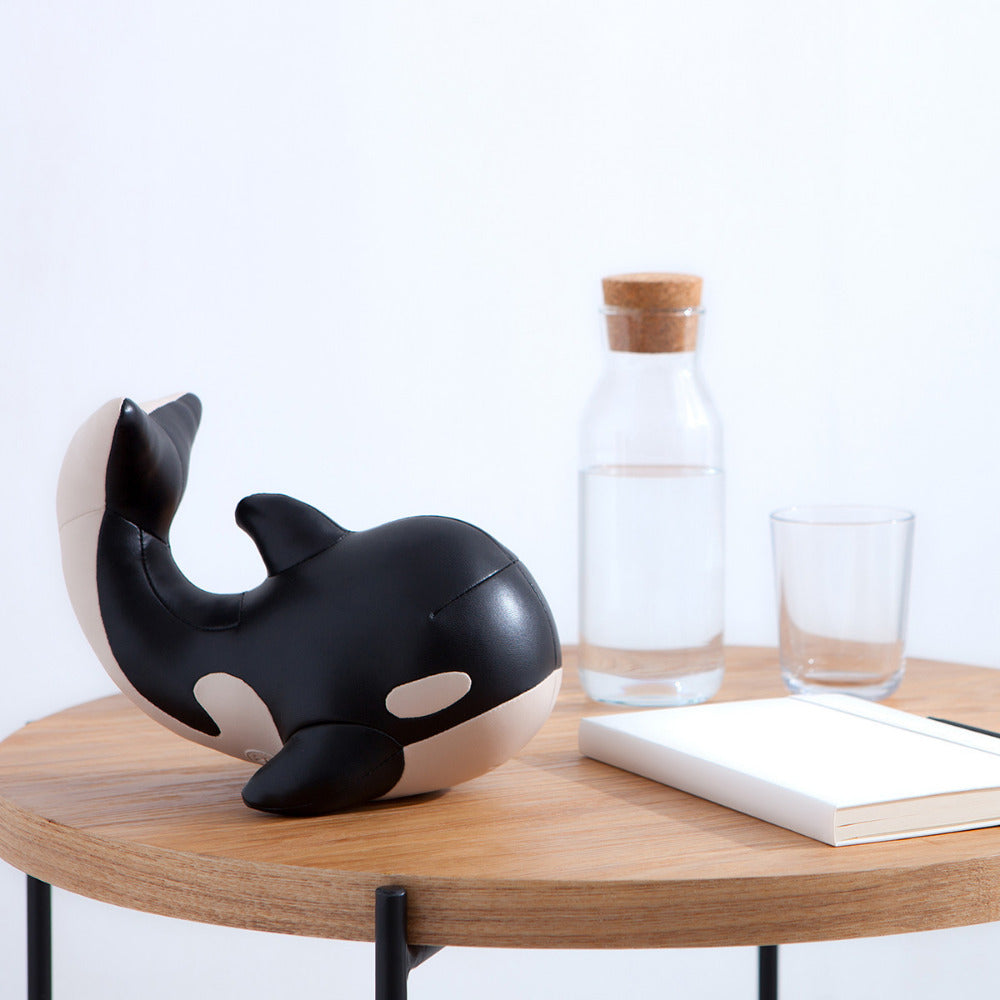 Zuny Bookend Whale Black