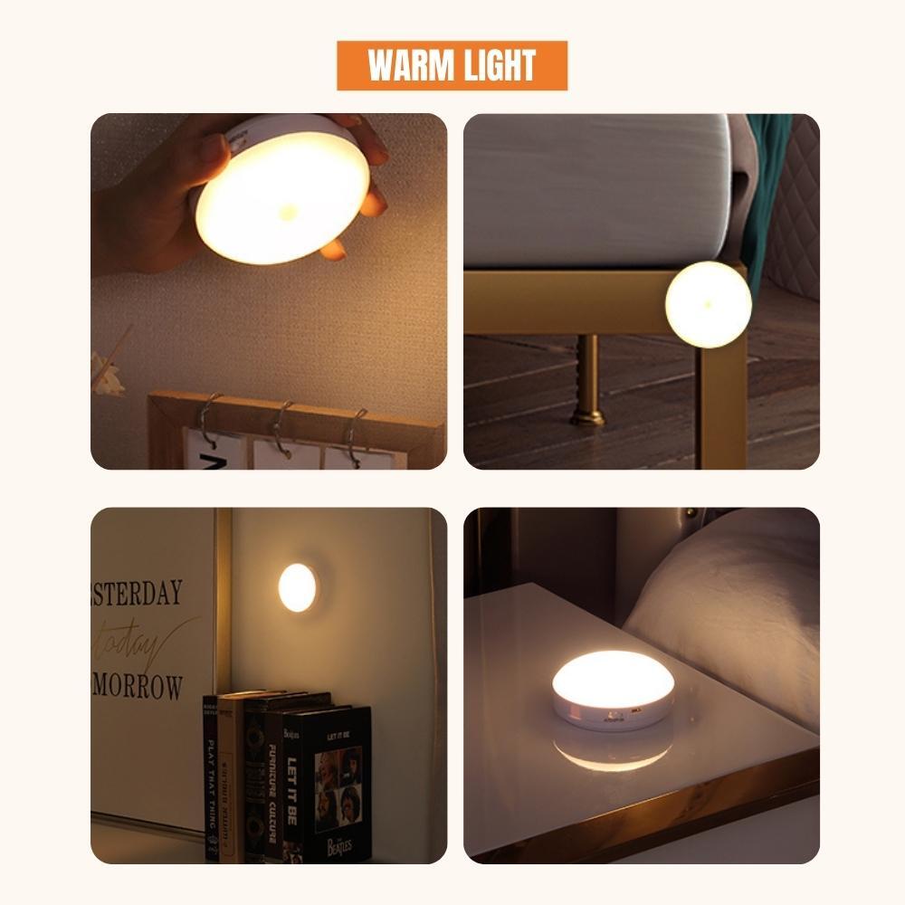LED Magnetic Rechargeable Sensor Light (Set of 2)