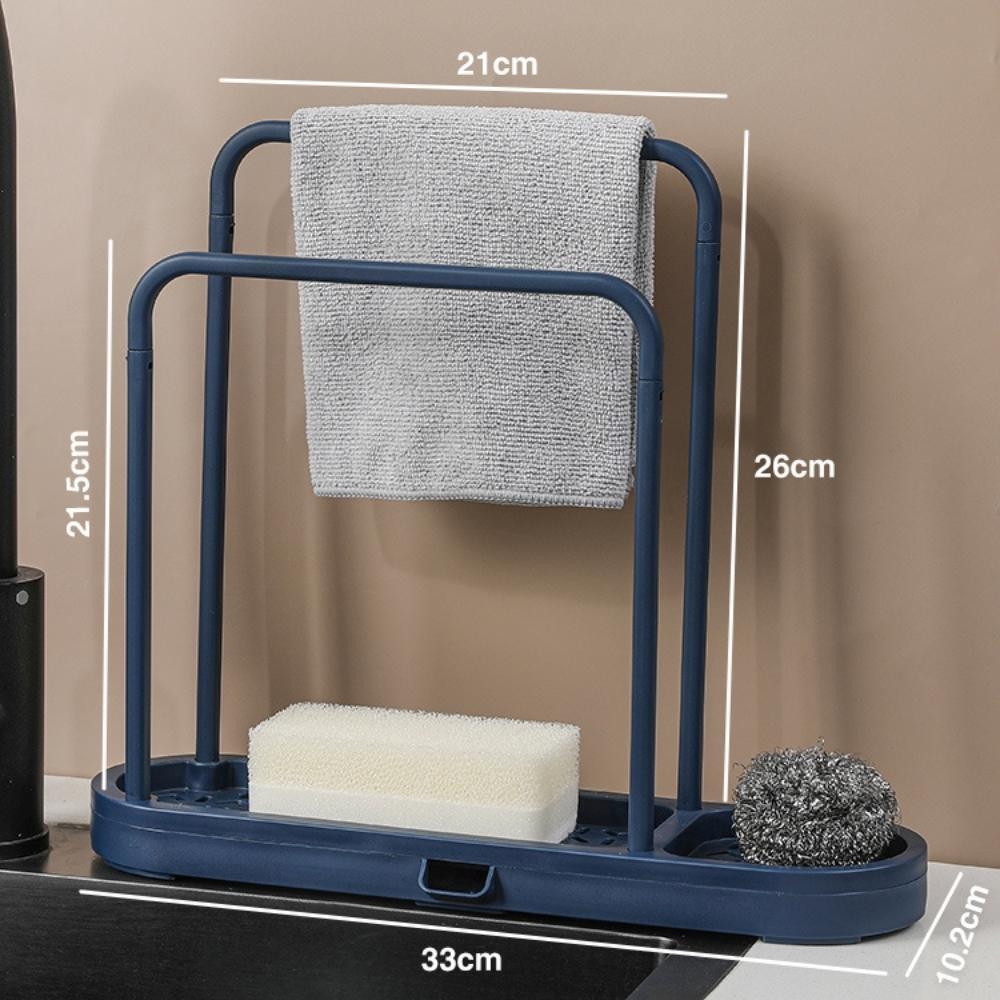 Sink Tidy Counter Top Drainage Rack Navy Edition