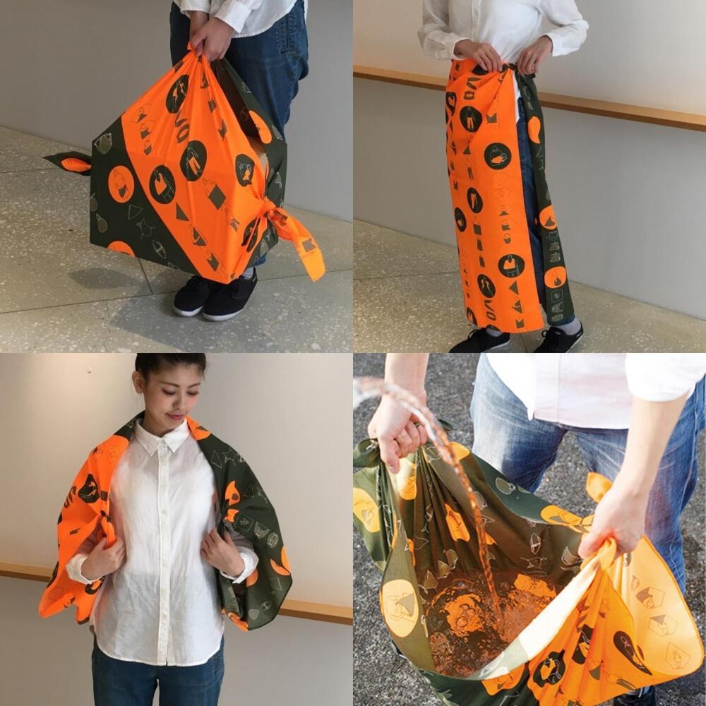 Musubi 100 Kata Kata Aquadrop Rescue Furoshiki Wrapping Cloth