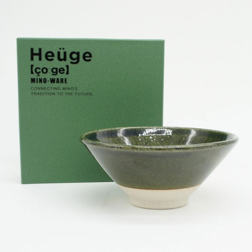 CHIPS JAPAN Heuge Rice Bowl Oribe Green