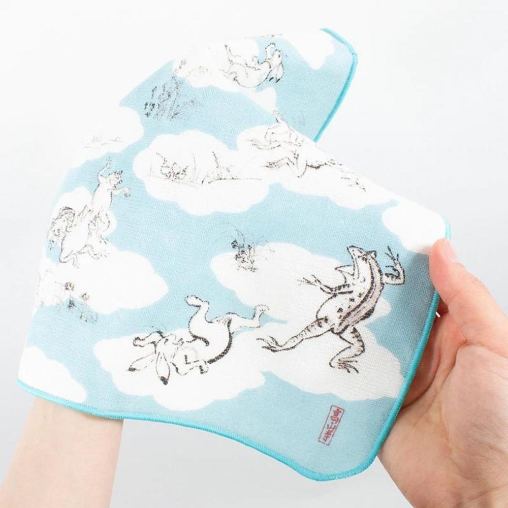 Musubi 25 Choju Jinbutsu Giga Blue Handkerchief