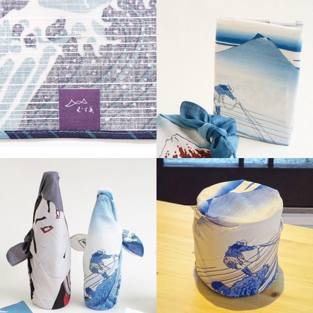 Musubi 48 Kajikazawa in Kai Province Furoshiki Wrapping Cloth