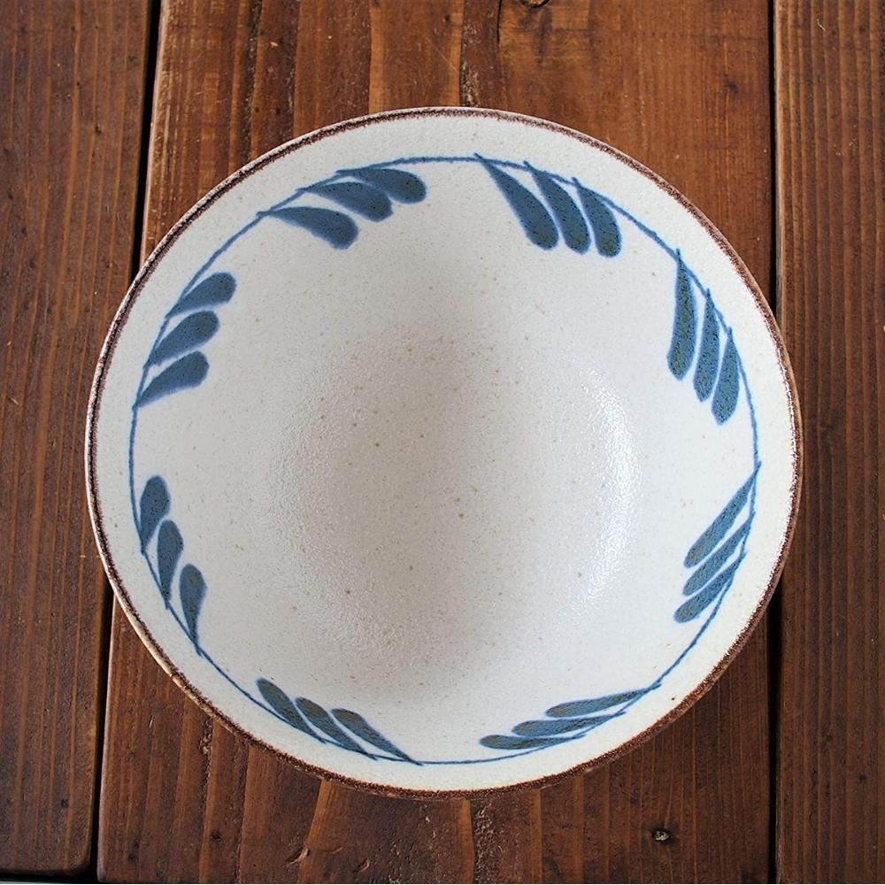 Minoru Pottery Wind Japanese Porcelain Ramen Bowl