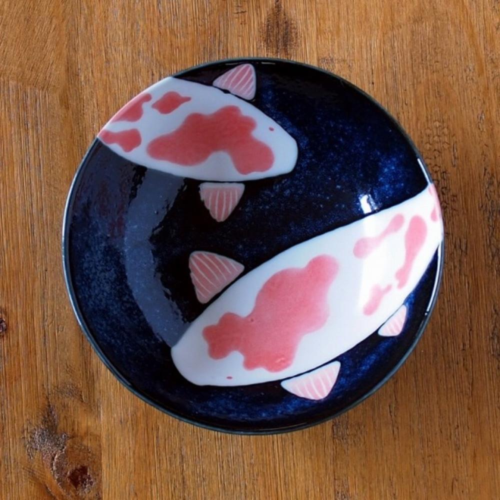 Aizome Koi Carp 14.5cm Small Bowl (Set of 2)