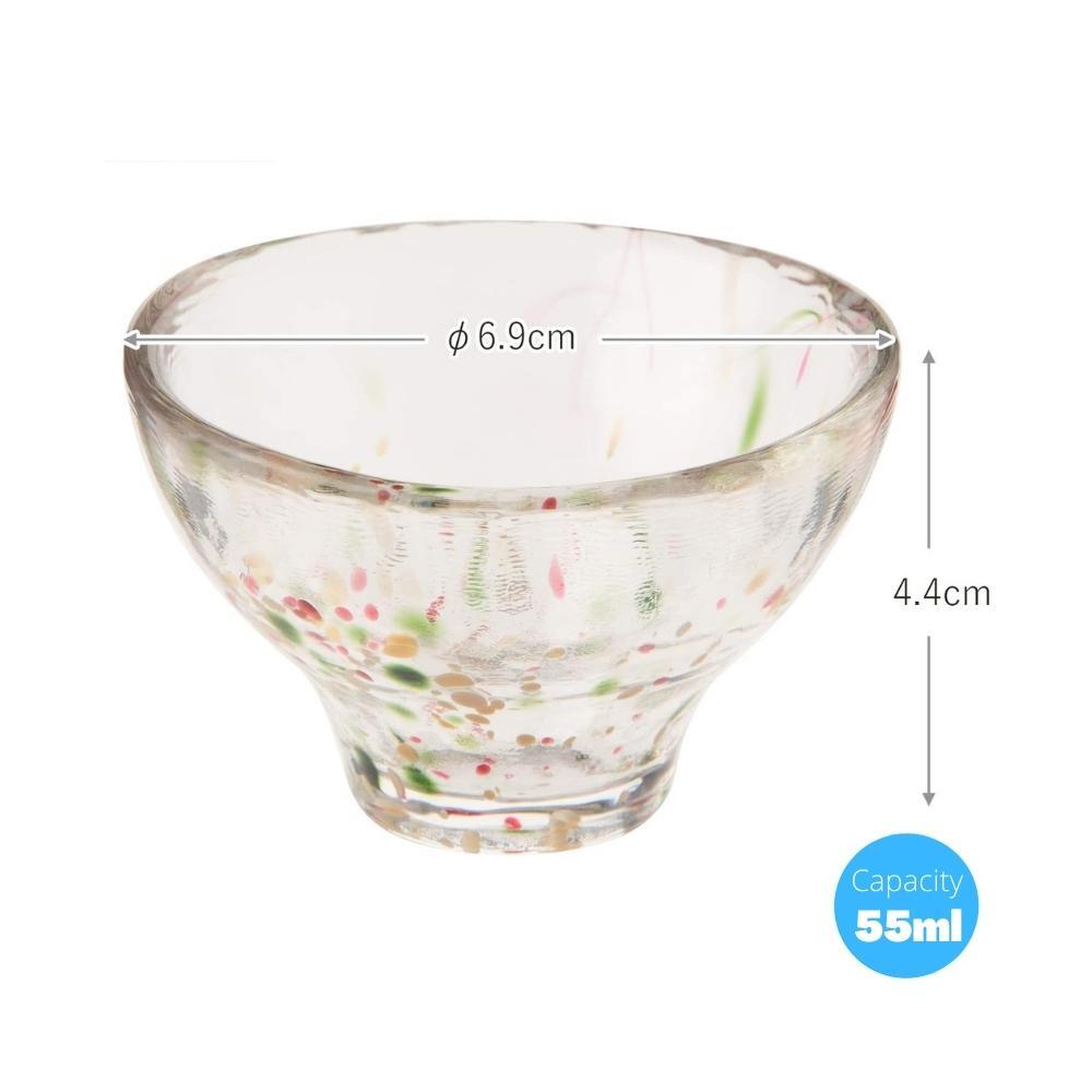 Toyosasaki Colourful Confetti Sake Cup 55ml