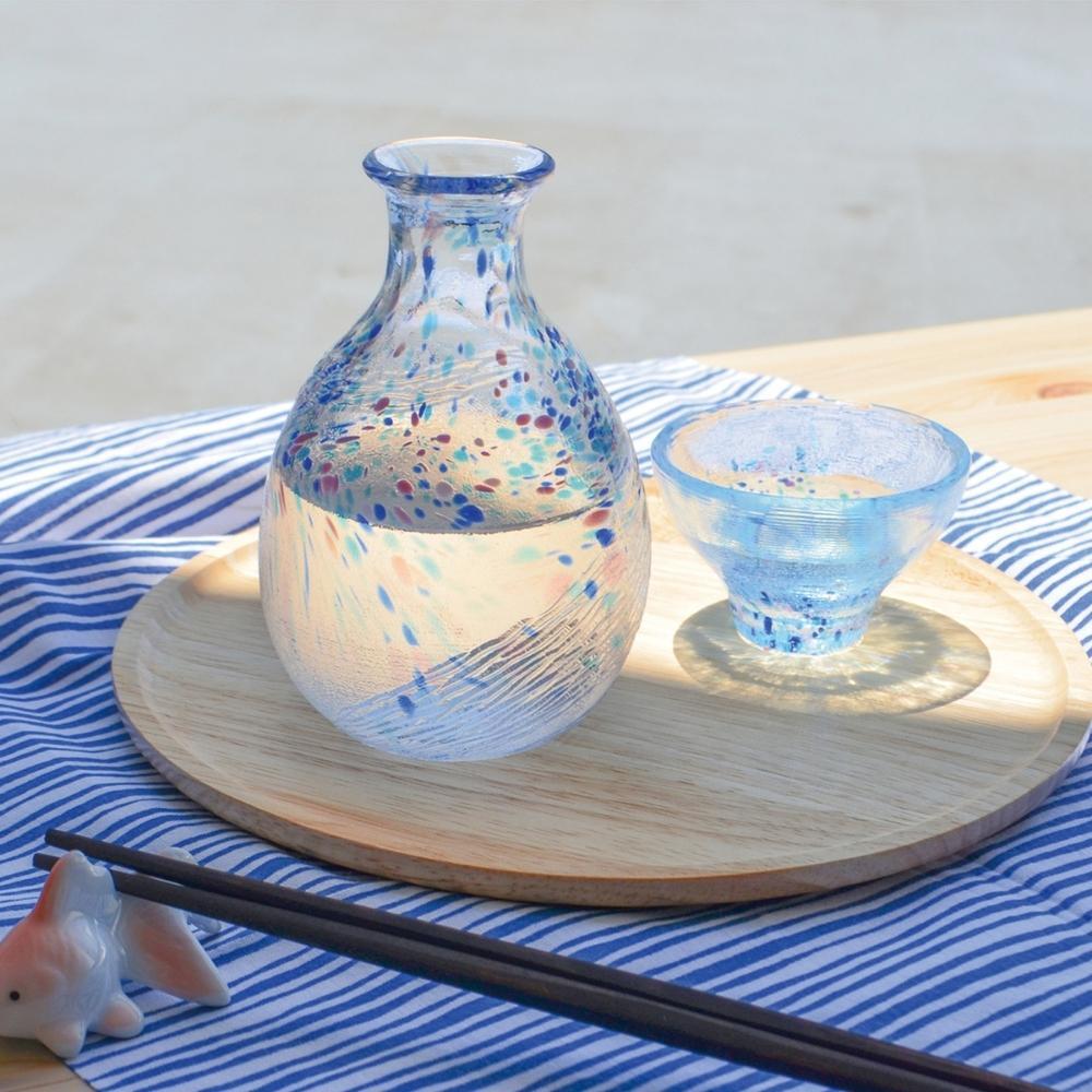Toyosasaki Colourful Confetti Sake Tokkuri Decanter
