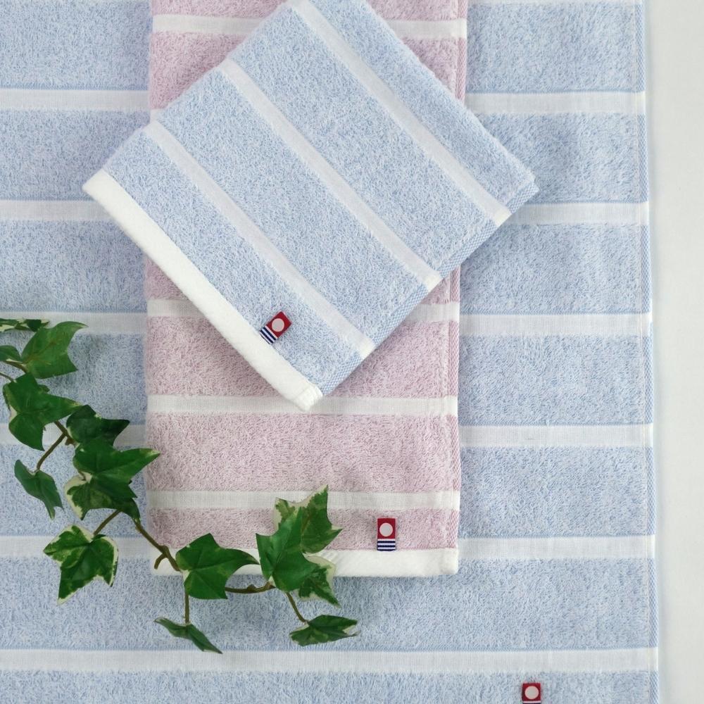 Imabari Bokashiori Blue & Pink Towel Set