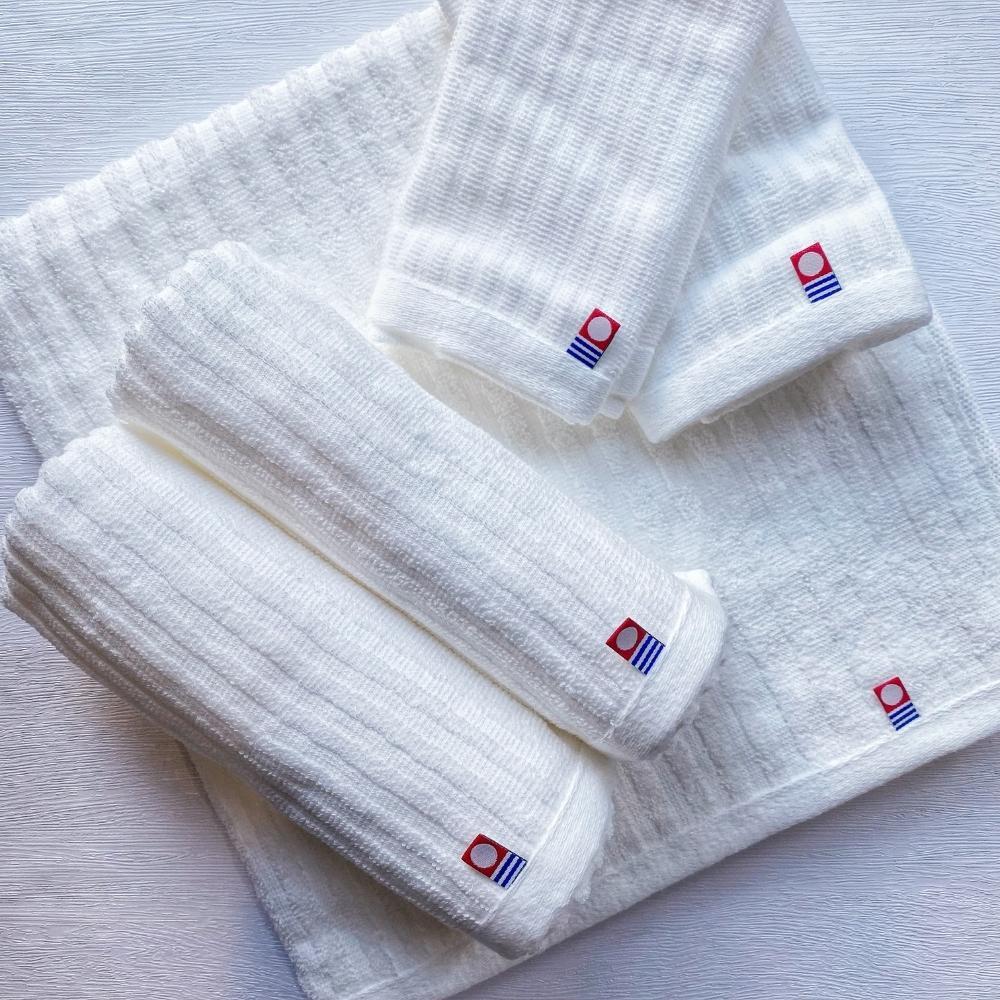Imabari Premium Pure White Bath/Face/Hand Towel Set (Set of 5)