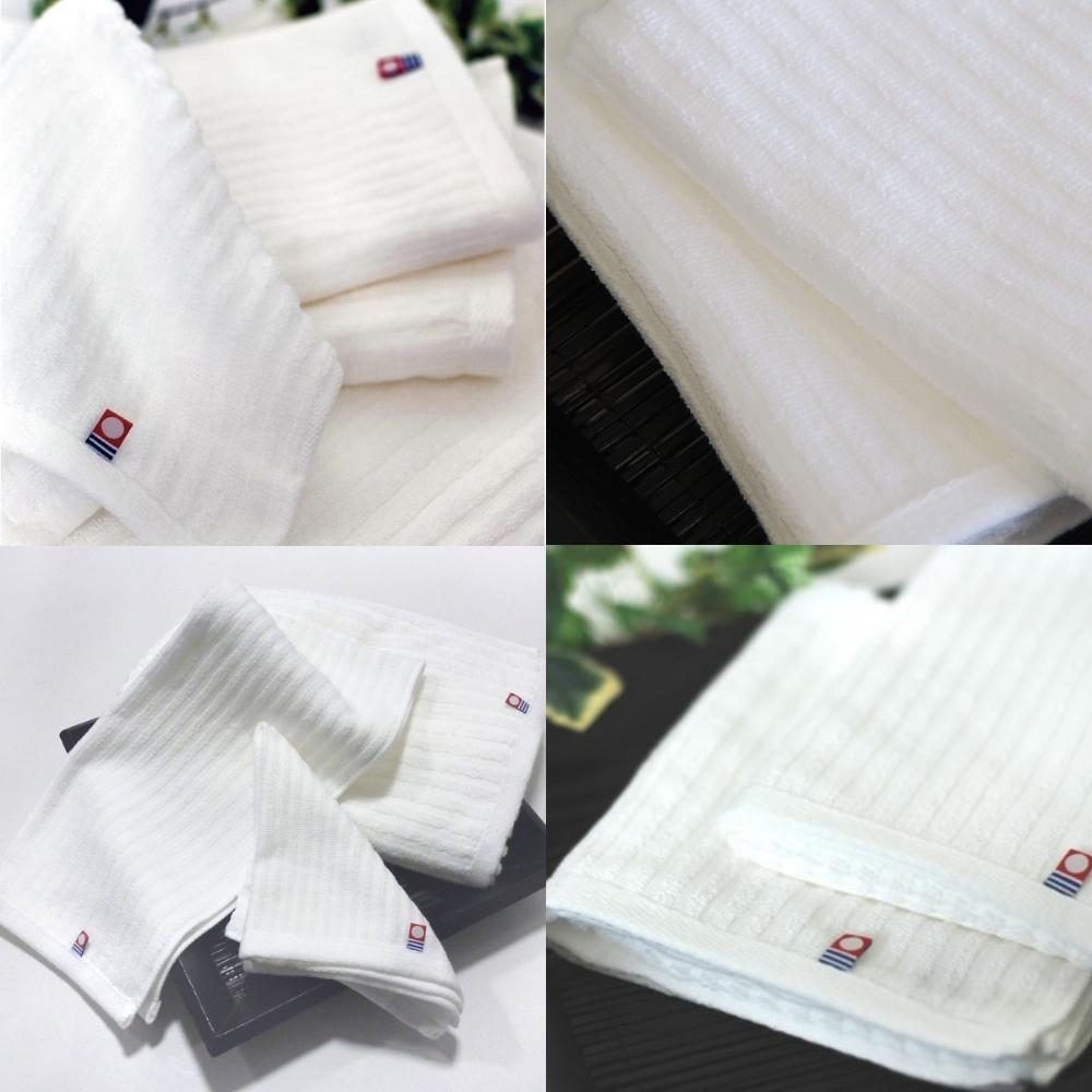 Imabari Premium Pure White Bath/Face/Hand Towel Set (Set of 5)