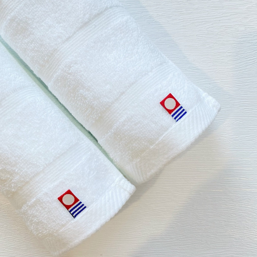 Imabari Pure White Face Towel Set (Set of 2)