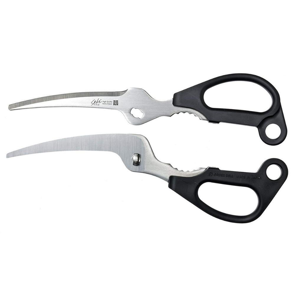 Green Bell Seki Edge Stainless Steel Kitchen Scissors