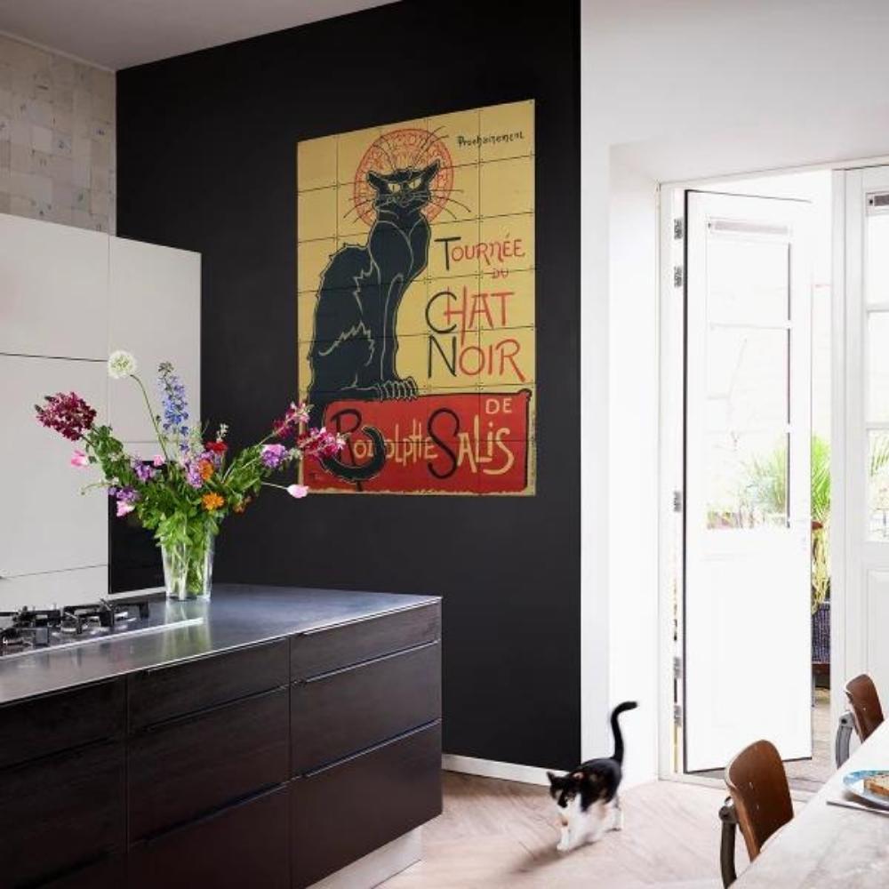 IXXI Le Chat Noir Wall Art 100x140cm