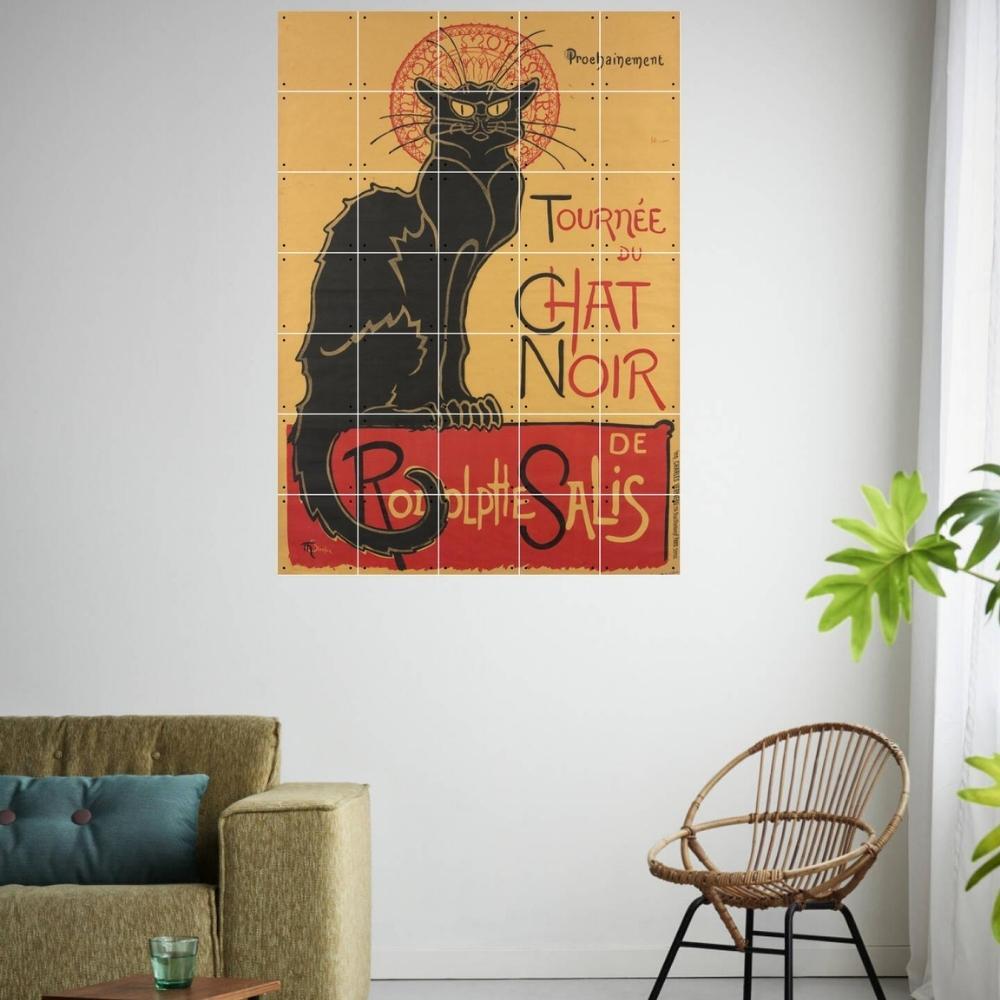 IXXI Le Chat Noir Wall Art 100x140cm