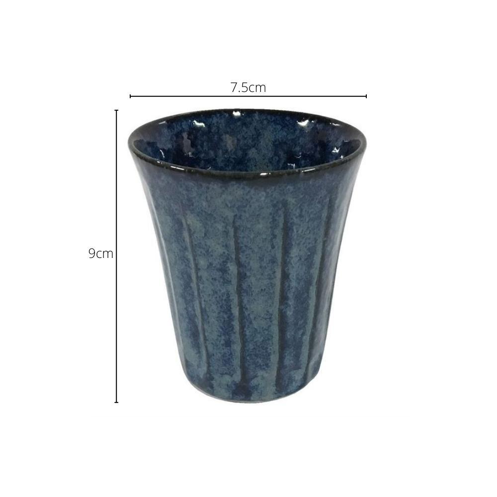 Minoru Pottery Wanagomi Yunomi Tea Cup (Set of 2)