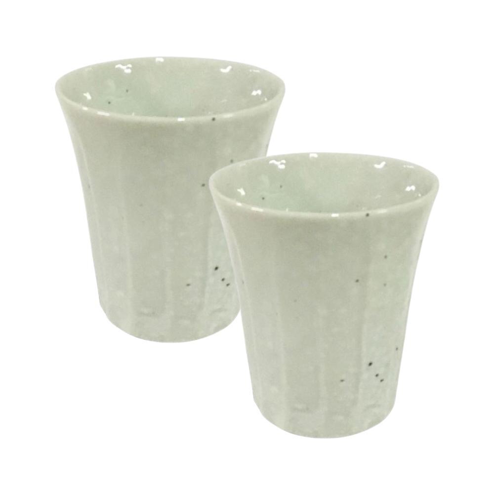 Minoru Pottery Wanagomi Yunomi Tea Cup (Set of 2)