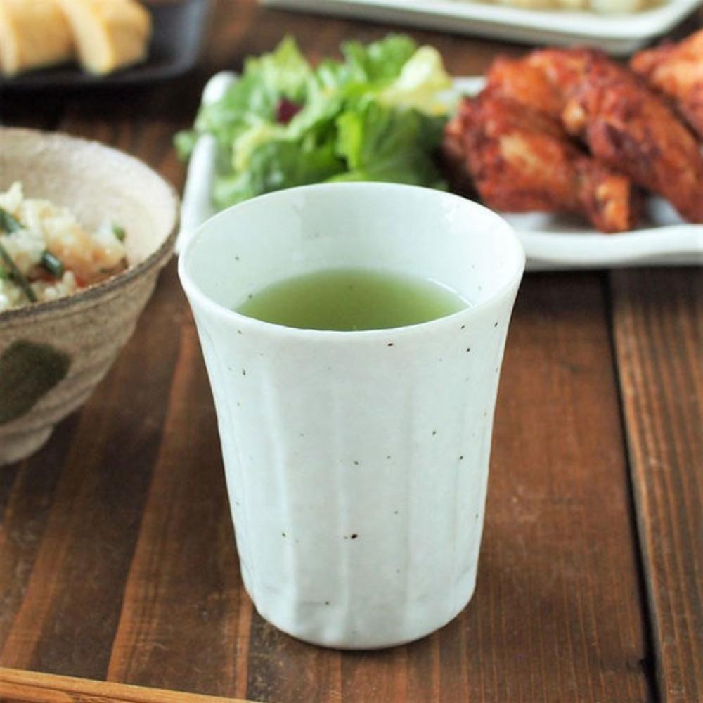 Minoru Pottery Wanagomi Yunomi Tea Cup (Set of 2)