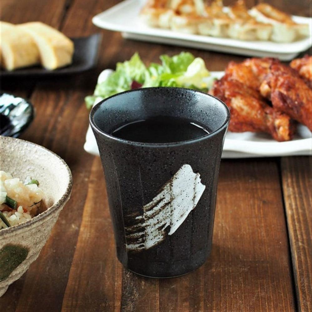 Minoru Pottery Wanagomi Yunomi Tea Cup (Set of 2)