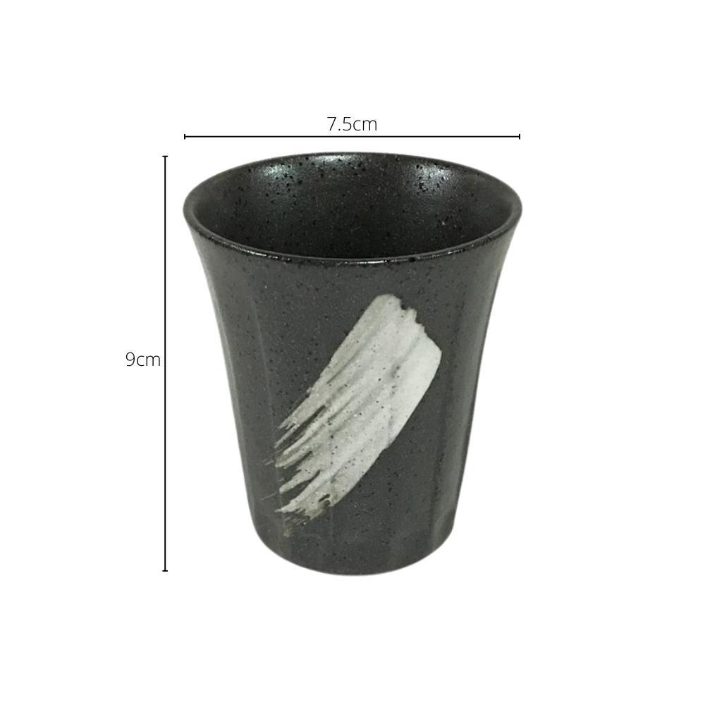 Minoru Pottery Wanagomi Yunomi Tea Cup (Set of 2)