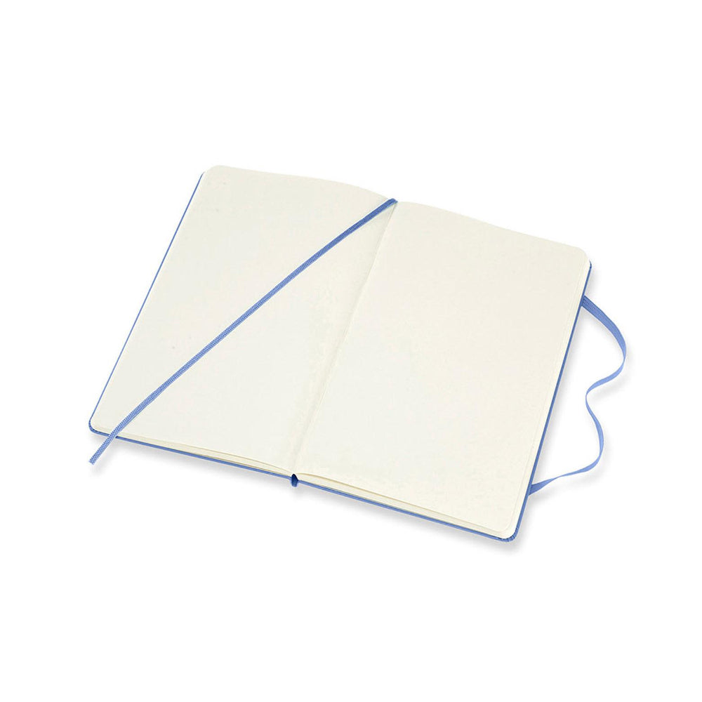 Moleskine Classic Extra Large Hard Cover Notebook Plain - Hydrangea Blue