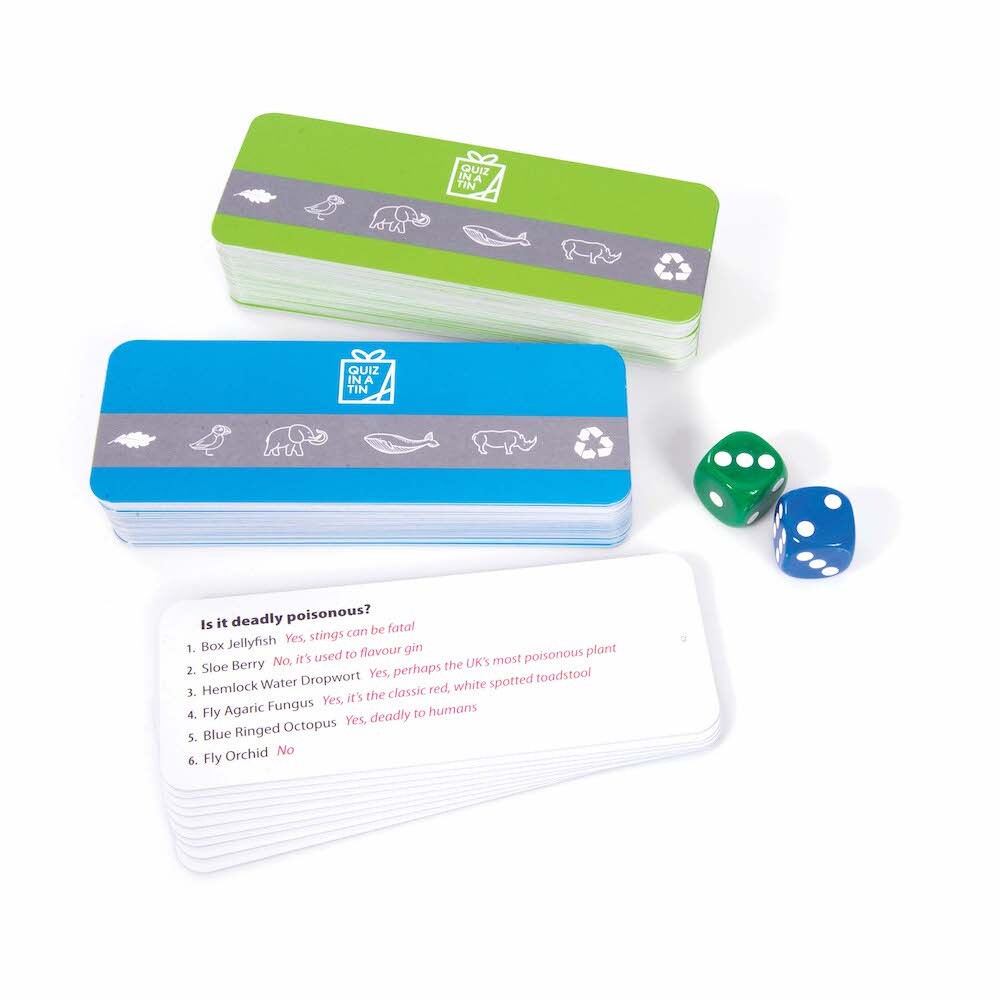 Gifts for Grown Ups Our Amazing Planet Quiz Game in a Tin