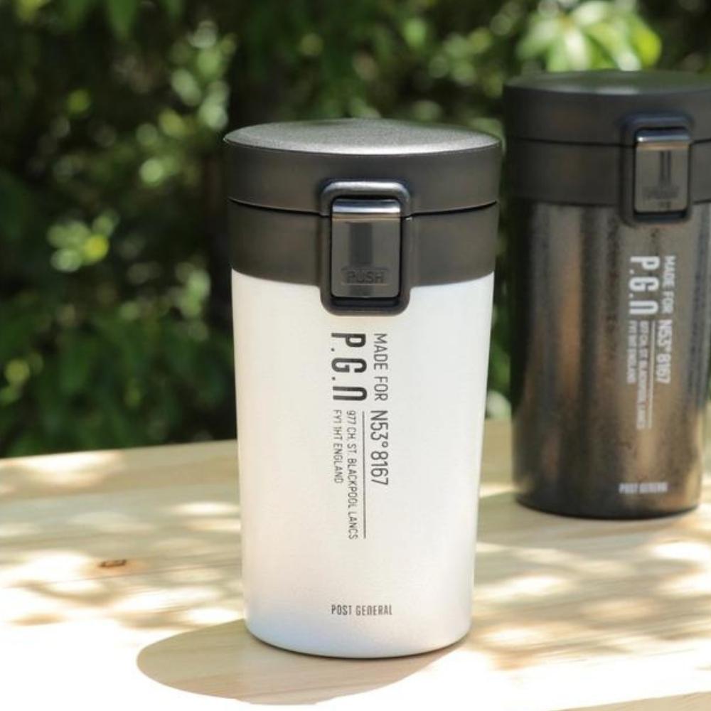 Post General Double Wall Flip Top Insulated Bottle 300ml