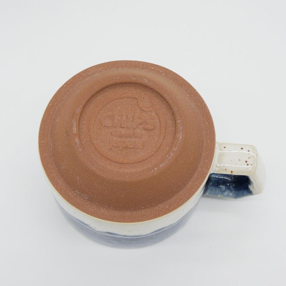 CHIPS JAPAN Stack Mug White Navy