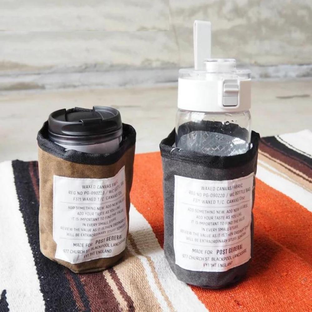 Post General Wax Canvas Stubby Holder