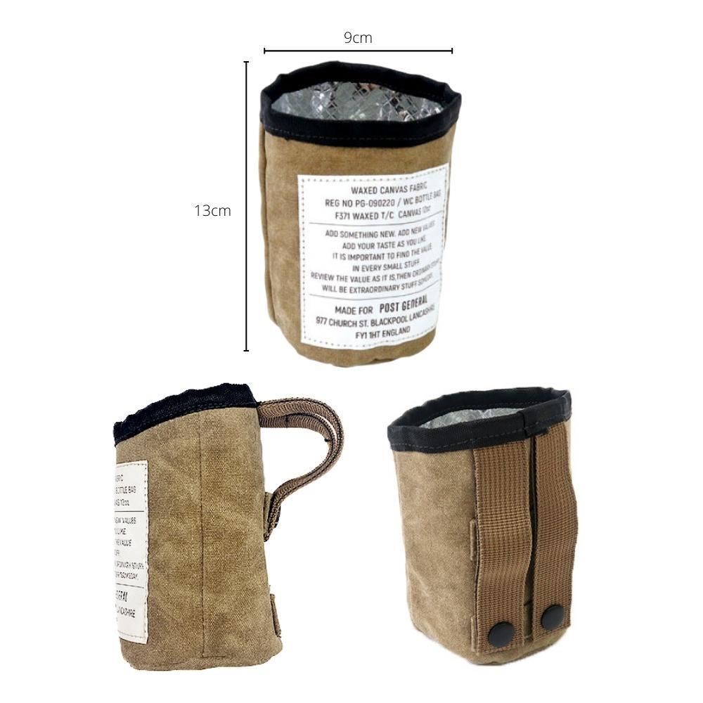 Post General Wax Canvas Stubby Holder