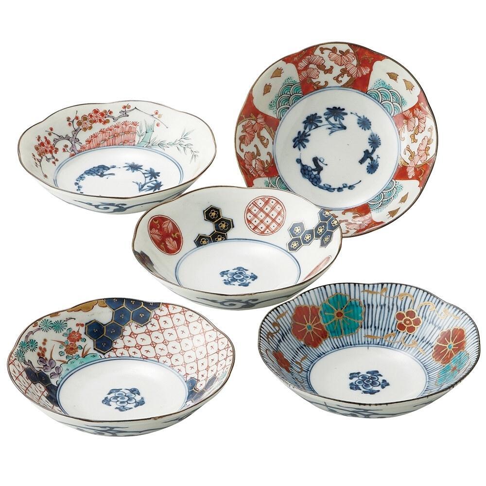 Bloom Fuwari Koimari 16cm Bowl 5pc Set