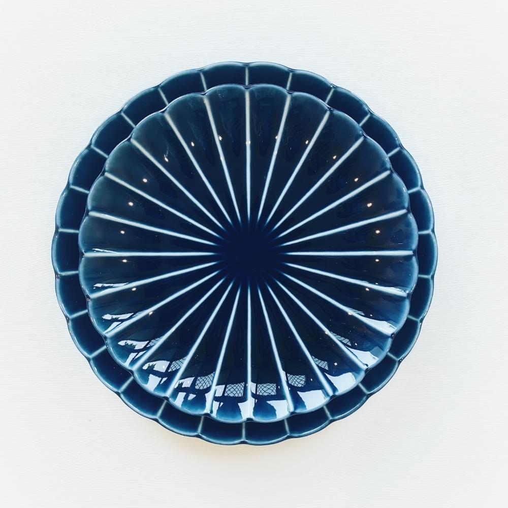 Kaneko Pottery Giyaman Midnight Blue Round Plate