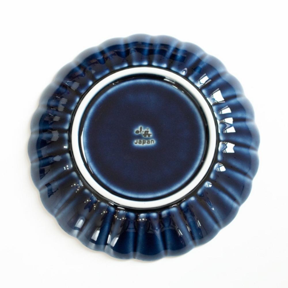 Kaneko Pottery Giyaman Midnight Blue Round Plate