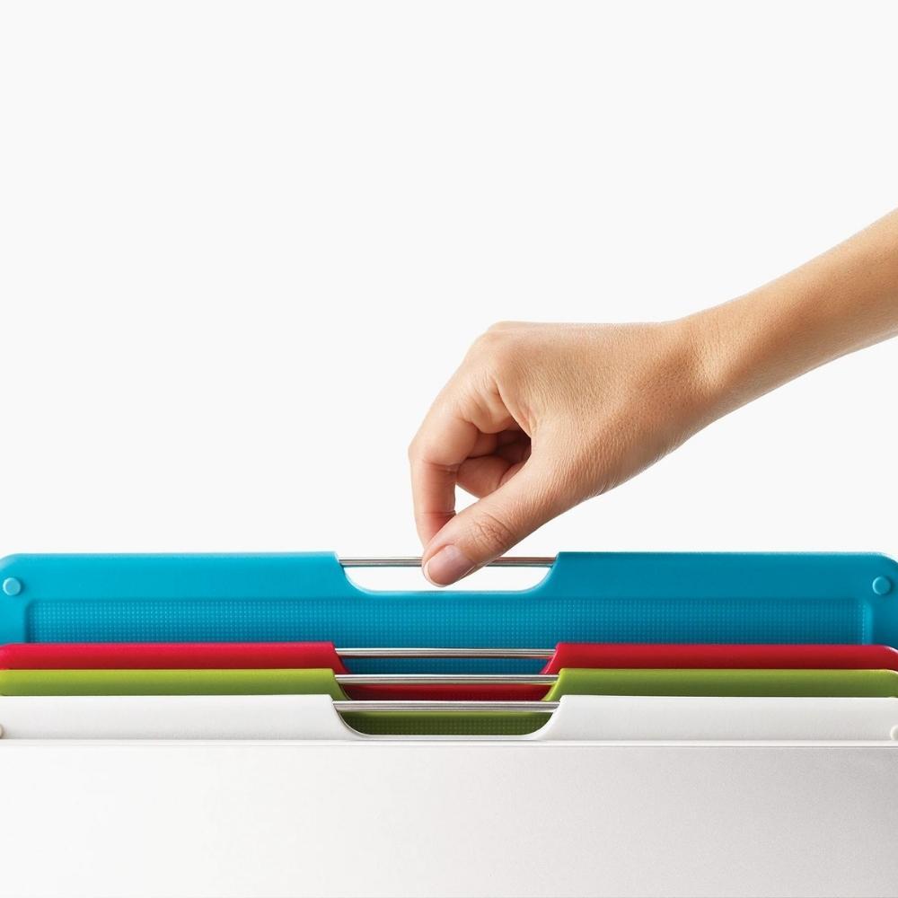 Joseph Joseph Folio Chopping Board Set with Chef's Knife
