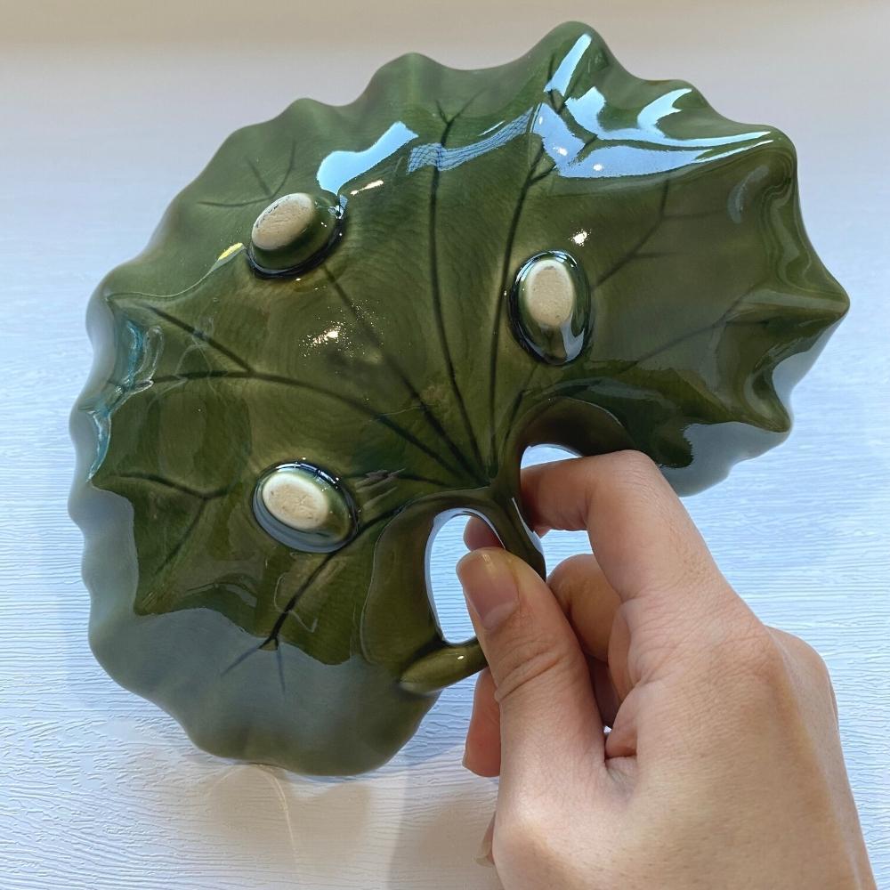 Mino Ware Forest Leaf Deep Plate