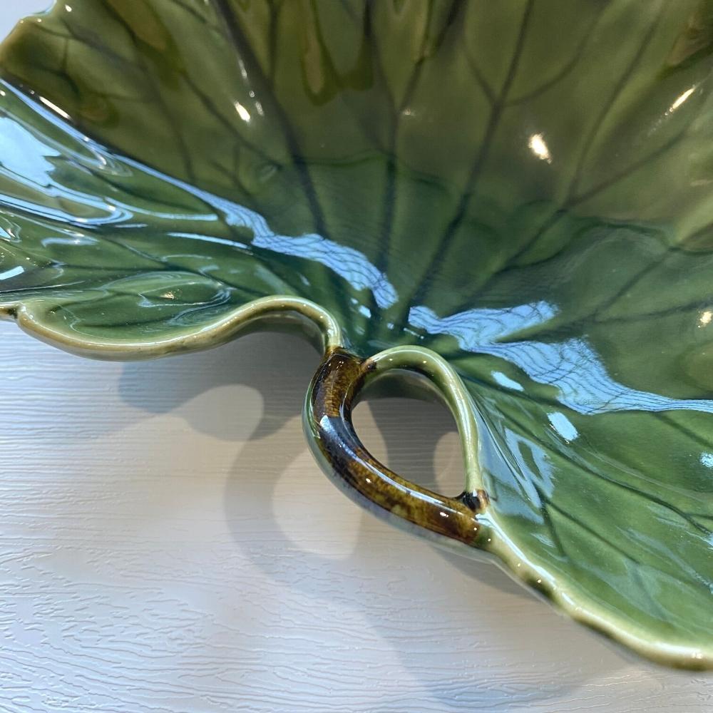 Mino Ware Forest Leaf Deep Plate