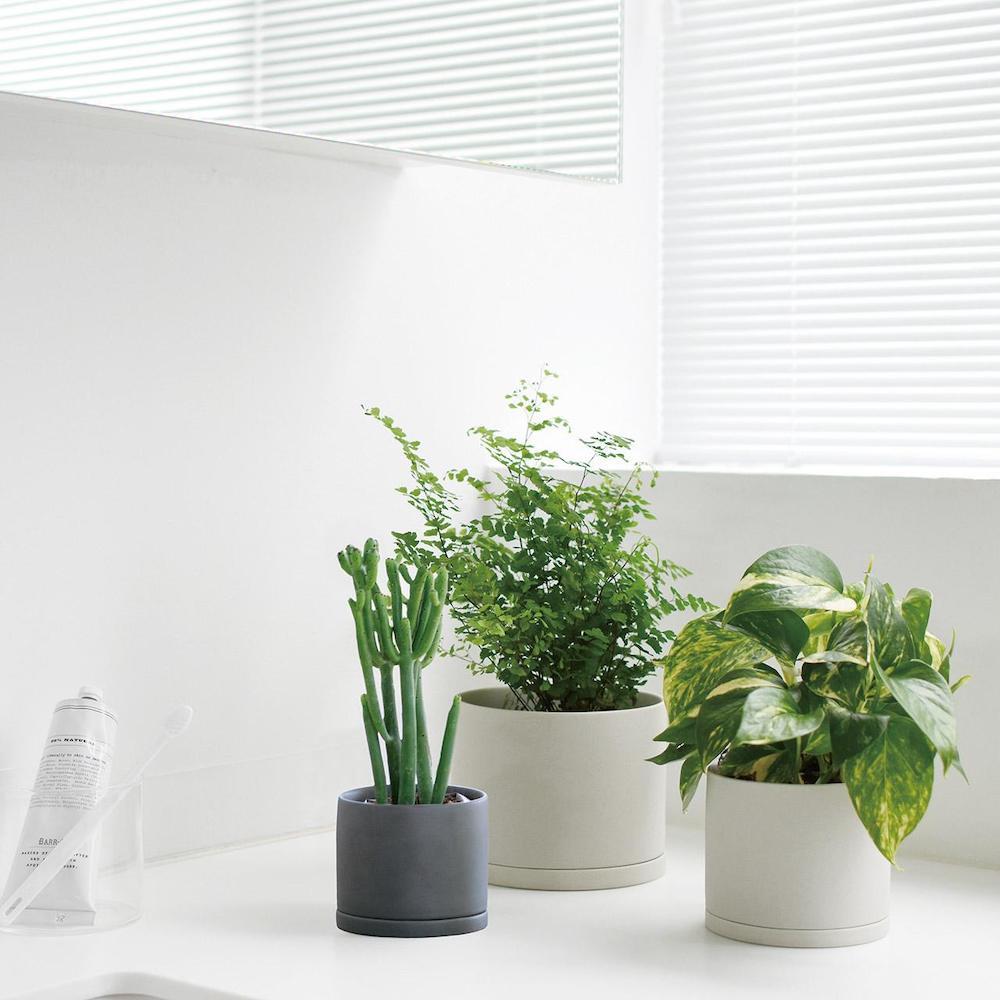Kinto Plant Pot 191 Earth Grey Small/Medium