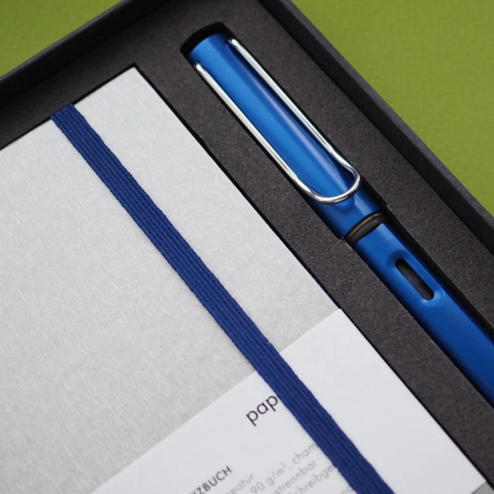 Lamy A5 Hard Cover Notebook and Fountain Pen Gift Set