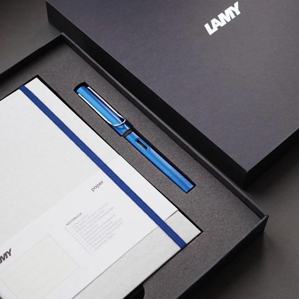 Lamy A5 Hard Cover Notebook and Fountain Pen Gift Set