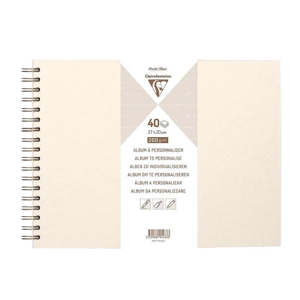 Clairefontaine Iridescent Plain Hard Cover Album
