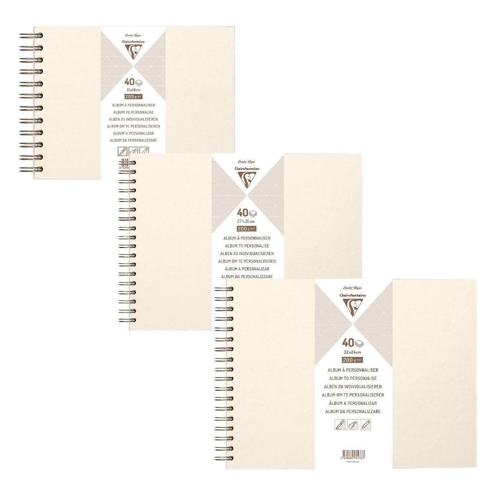 Clairefontaine Iridescent Plain Hard Cover Album