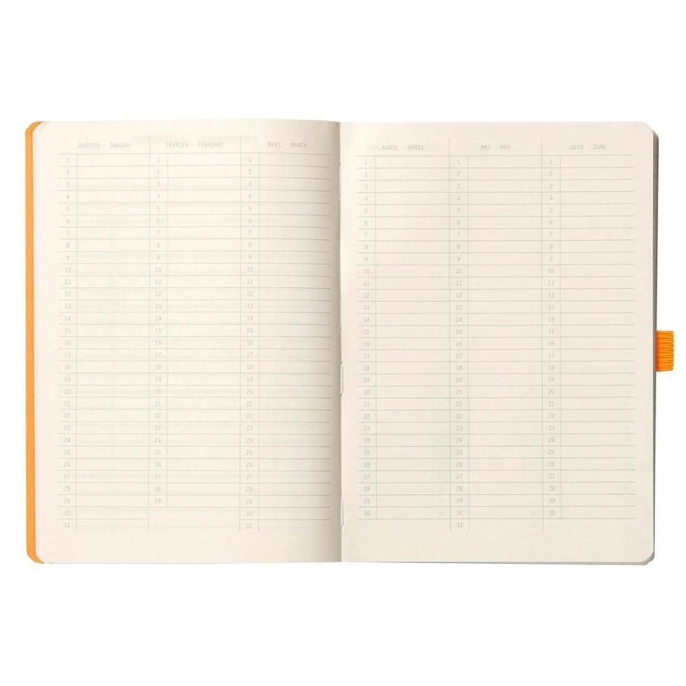 Rhodia Rhodiarama Goal Book Grid A5 Coral