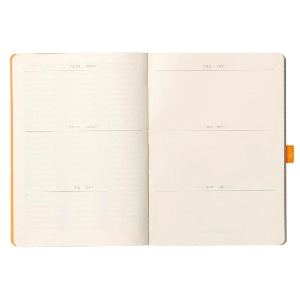 Rhodia Rhodiarama Goal Book Grid A5 Coral