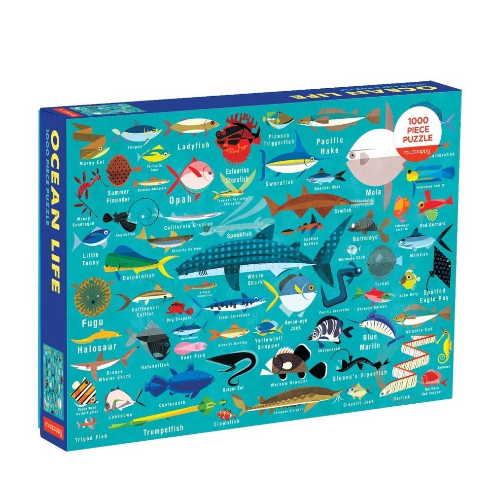 Mudpuppy 1000 Piece Puzzle - Ocean Life
