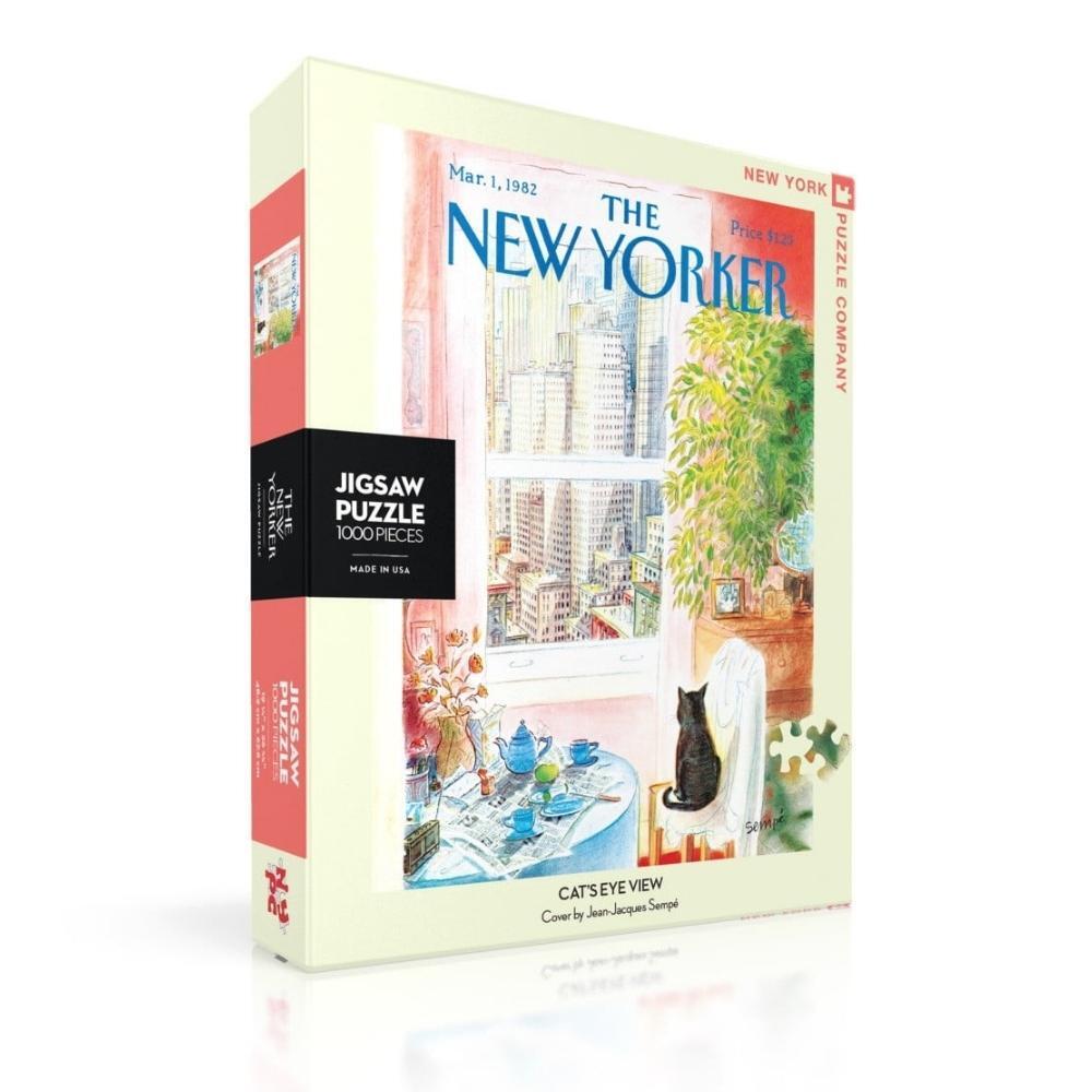 The New Yorker Cat's Eye View 1000 Piece Puzzle